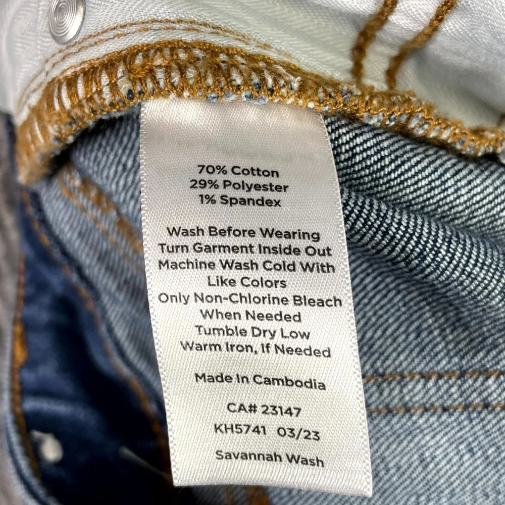 Talbots Barely Bootcut Jeans Womens 10 Stretch Denim 5 Pocket Zip Fly Academia